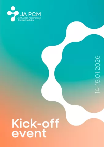 Cover page of the JA PCM kick off event leaflet